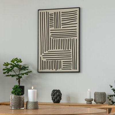 House Nordic Lipari Nro 1 canvastaulu 60x90 cm musta/beige